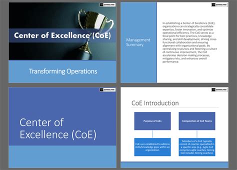 List of Centers of Excellence (COEs) and Centers of  .